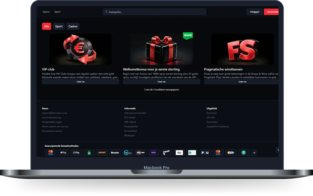 Betmakerz Casino Promoties